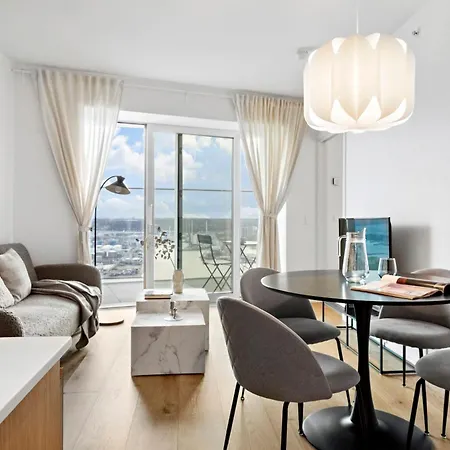Apartment View In Denmark From 40th Floor Aarhus